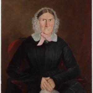 Sarah Cobcroft, 1856 / oil portrait by Joseph Backler