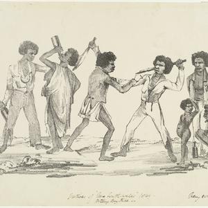 Natives of "New South Wales" 1849 - Botany Bay Tribe / ...