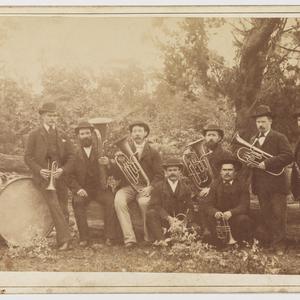 [Hartley Vale brass band, ca. 1886-1891] / G. B. D. Kit...