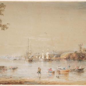 East Boyd 1847 / watercolour drawing by Oswald Brierly