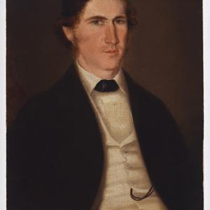 [Unidentified male, ca. 1850] / oil portrait by Joseph Backler