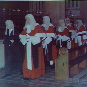 Judges at religious service