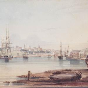 Sydney Cove from Dawes Point / watercolour by Frederick...