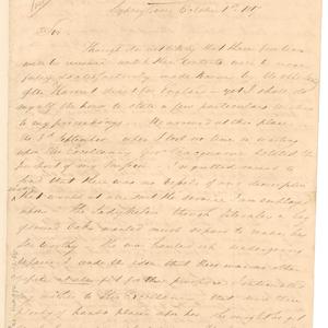 Phillip Parker King to John Wilson Croker, 1 Oct. 1817