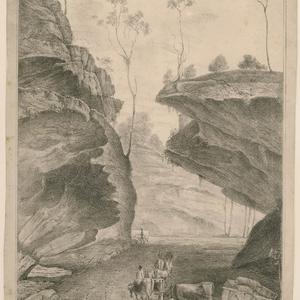 Part of Cox's Pass, New South Wales / by E. Purcell