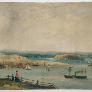 Pyrmont from Sydney, c.1845