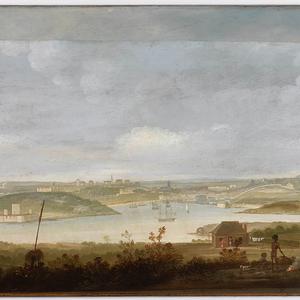 Sydney from the heights of North Sydney, [1825-1830 / a...