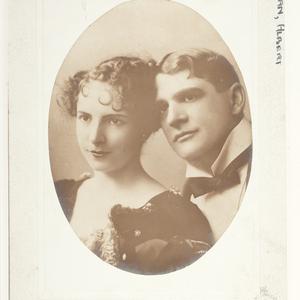 Albert and Lottie Bellman, performers, ca. 1900 / [unkn...