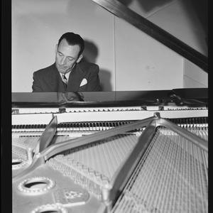 Job no. 2262: Close up portrait of musician Fred Hartle...