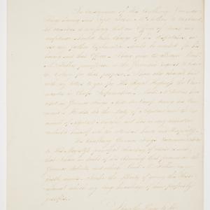 Series 35.26: 'Copy of a Letter sent to Col Brownrigg' ...