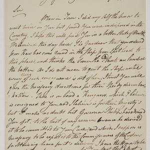 Series 72.128: Letter received by Banks from John Parke...