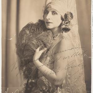 Amelita Galli-Curci, soprano - portrait, 1931 / Strauss...