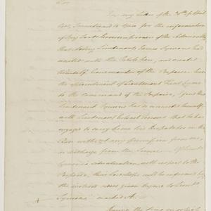 Series 40.126: Copy of a letter received by William Wel...