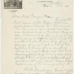 Item 02: Henry Nicholls letters, 2 February-25 December...
