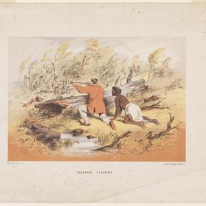 Kangaroo stalking / drawn by Samuel Thomas Gill, printe...