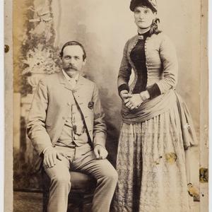 James Dargan and Grace Barnes, ca. 1886 / photographer ...