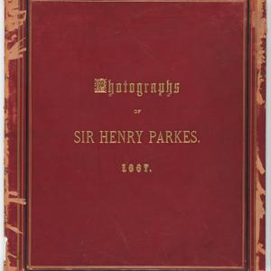 Photographs of Sir Henry Parkes, 1887 / H.B. Solomons