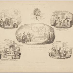 The March of Intellect. Mechanical, 1829 / Designed and...