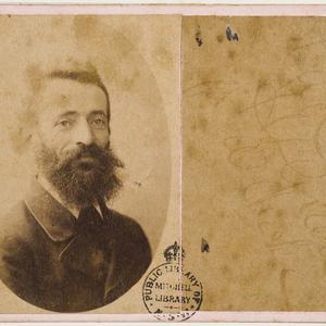 Monsieur Louis de Rougement, hoaxer, ca. 1898 / photogr...