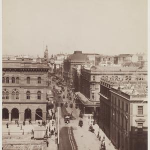 George Street looking south from Paling's warehouse, Sy...