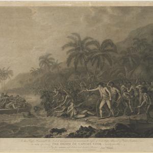 The death of Captain Cook, 1784 / drawn by J. Webber ; ...