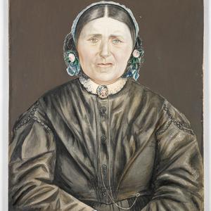 [Portrait of Magdalena Lollbach, wife of Johann Georg L...