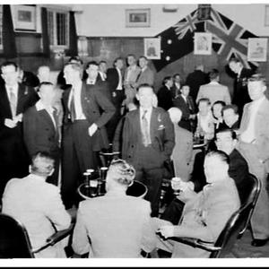 Drinks in the club after the Anzac Day Dawn Service 195...