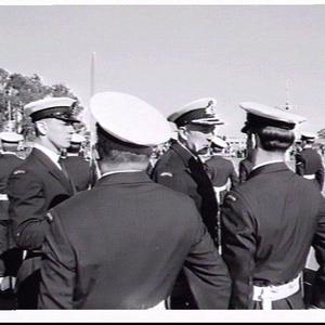 Naval officers' passing-out parade, HMAS Nirimba