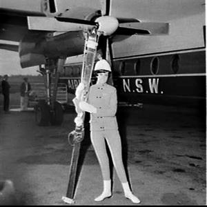 Airlines of NSW "ski bunny" uniforms (for flights to th...