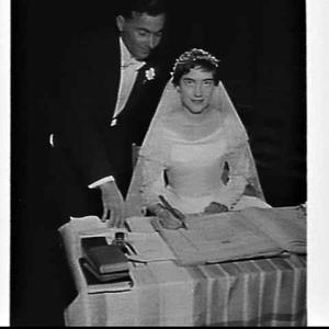 Wedding of Gerald Atkins and Susanne Malcolm at St. Ann...