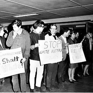 University students protest over the deportation of Ind...