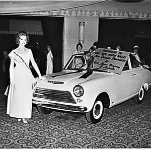 Miss New South Wales Charity Queen 1964 arrives at a ba...