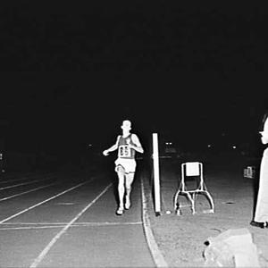 Australian Athletics Championships at night, E.S. Marks...