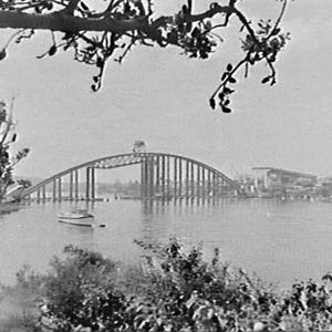 Supporting arch of the Gladesville Bridge nearing compl...