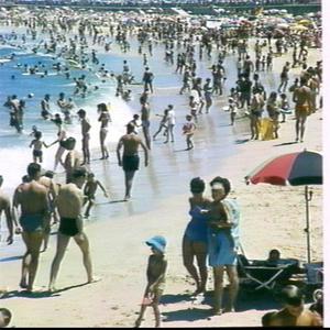 Crowd at Bondi Beach