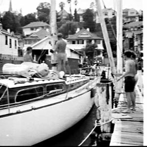 Preparations for the Sydney-Hobart Yacht Race 1969, Rus...