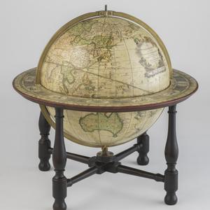 A new terrestrial globe on which the tracts and discove...