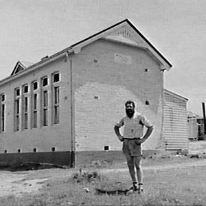 Hermit of Adaminaby living in the disused Public School