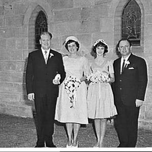 Wedding of Miss Harris and Mr. McCarthy, St. Marks Chur...