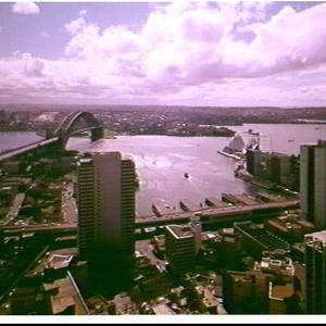 Panoramic views from the top of Australia Square, Austr...