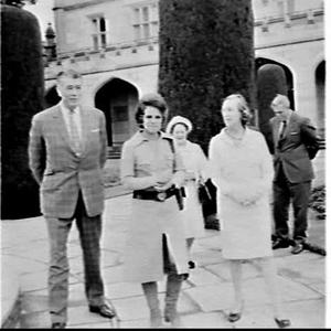 Evonne Goolagong and the Governor at Government House, Sydney