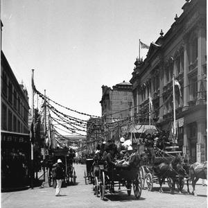 Park Street looking east, Federation Celebrations, 1901