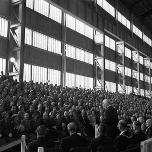 Prime Minister Menzies speaks at the official opening o...