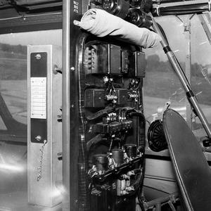 Interior of Avro Anson aeroplane of the CSIRO Radio Phy...