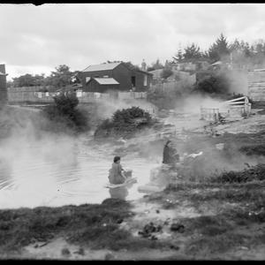 Box 10: Glass negatives including views of Rotorua, New Zealand, ca. 1890-1910