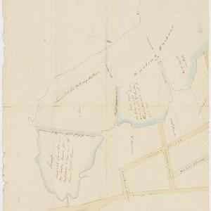 [Sketch plan showing southern end of Darling Harbour an...