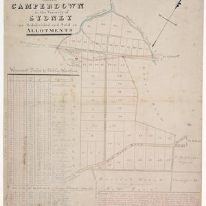 Plan of the estate named Camperdown in the vicinity of ...