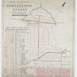 Plan of the estate named Camperdown in the vicinity of ...