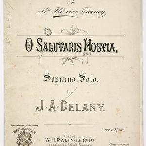 O salutaris hostia [music] / J.A. Delany.