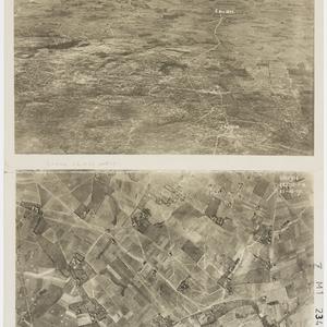 German front line in Moorslede sector [Belgium] [cartog...
